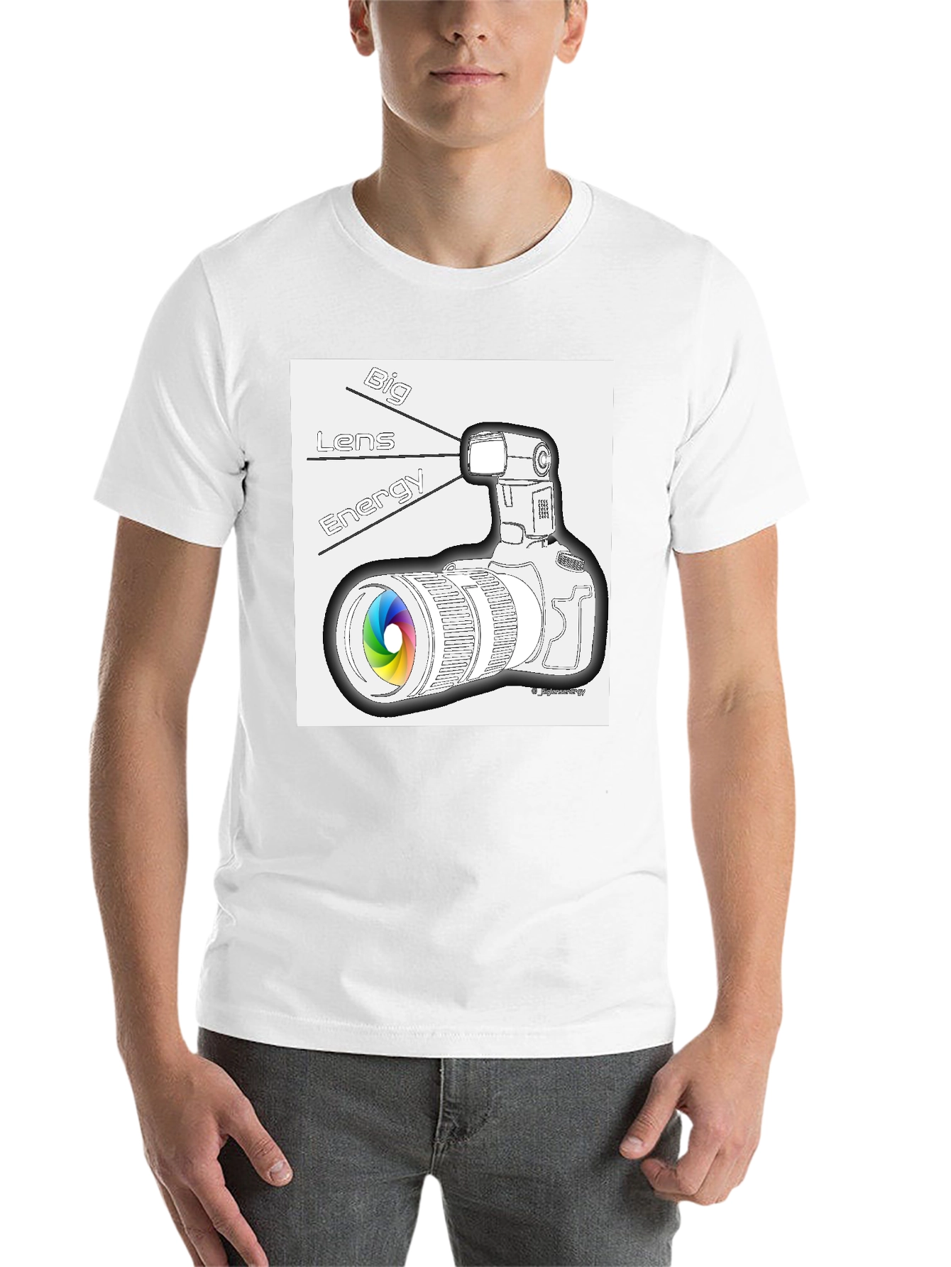 Big Lens Energy Graphic T-Shirt