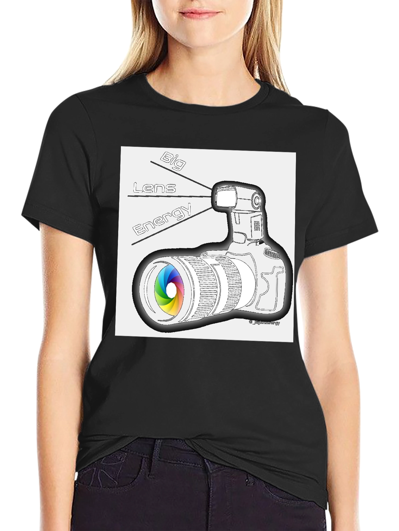 Big Lens Energy Graphic T-Shirt