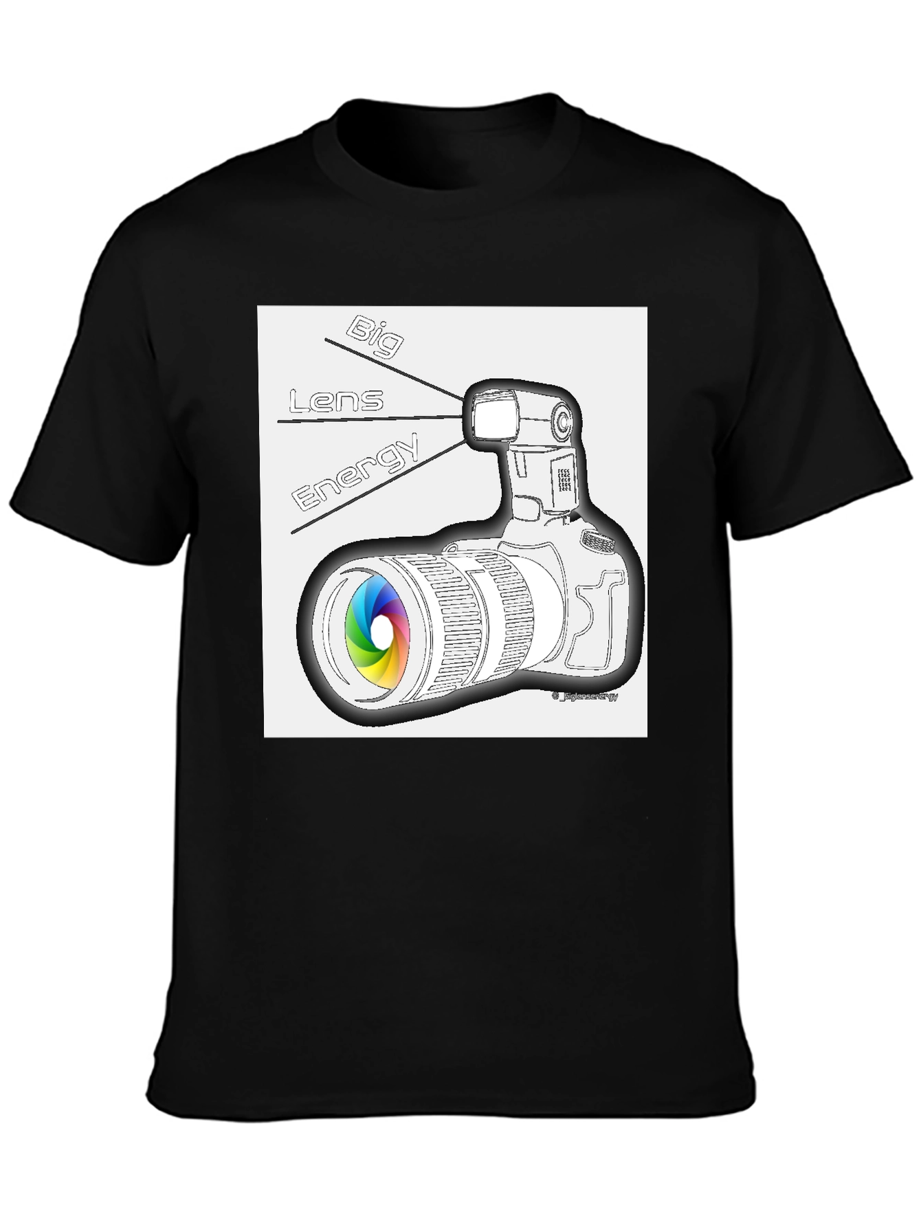 Big Lens Energy Graphic T-Shirt