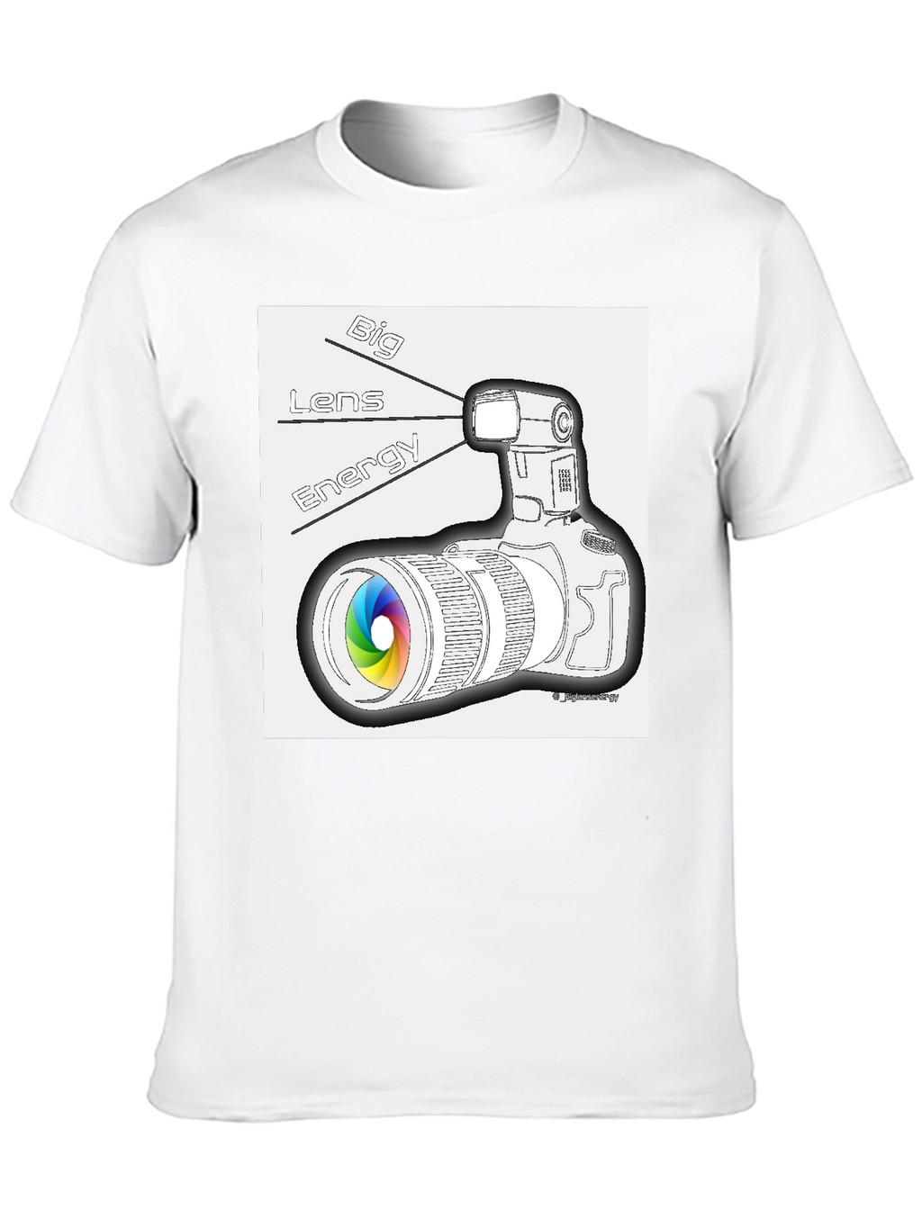 Big Lens Energy Graphic T-Shirt
