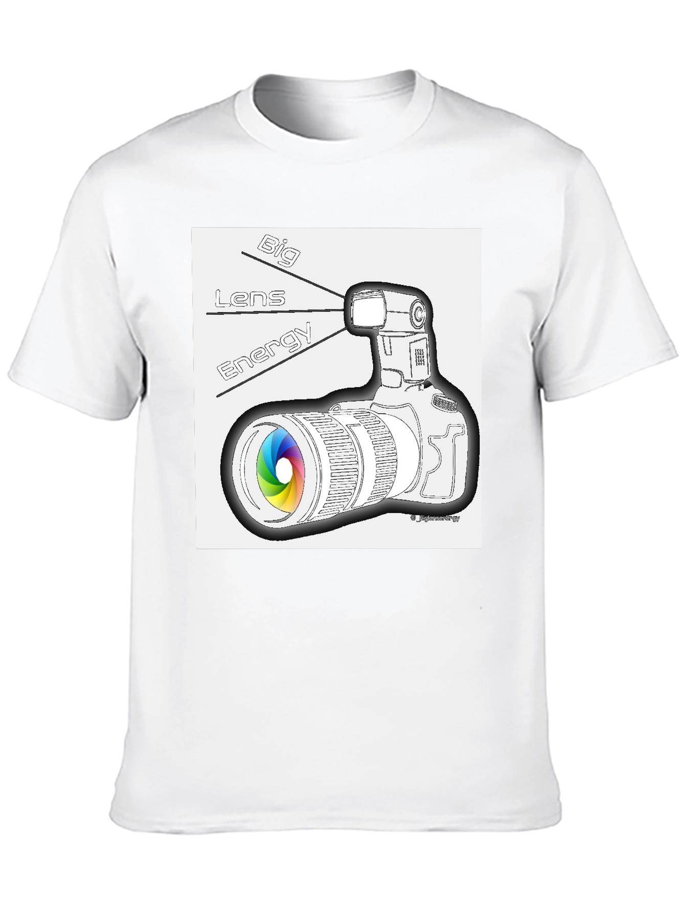 Big Lens Energy Graphic T-Shirt