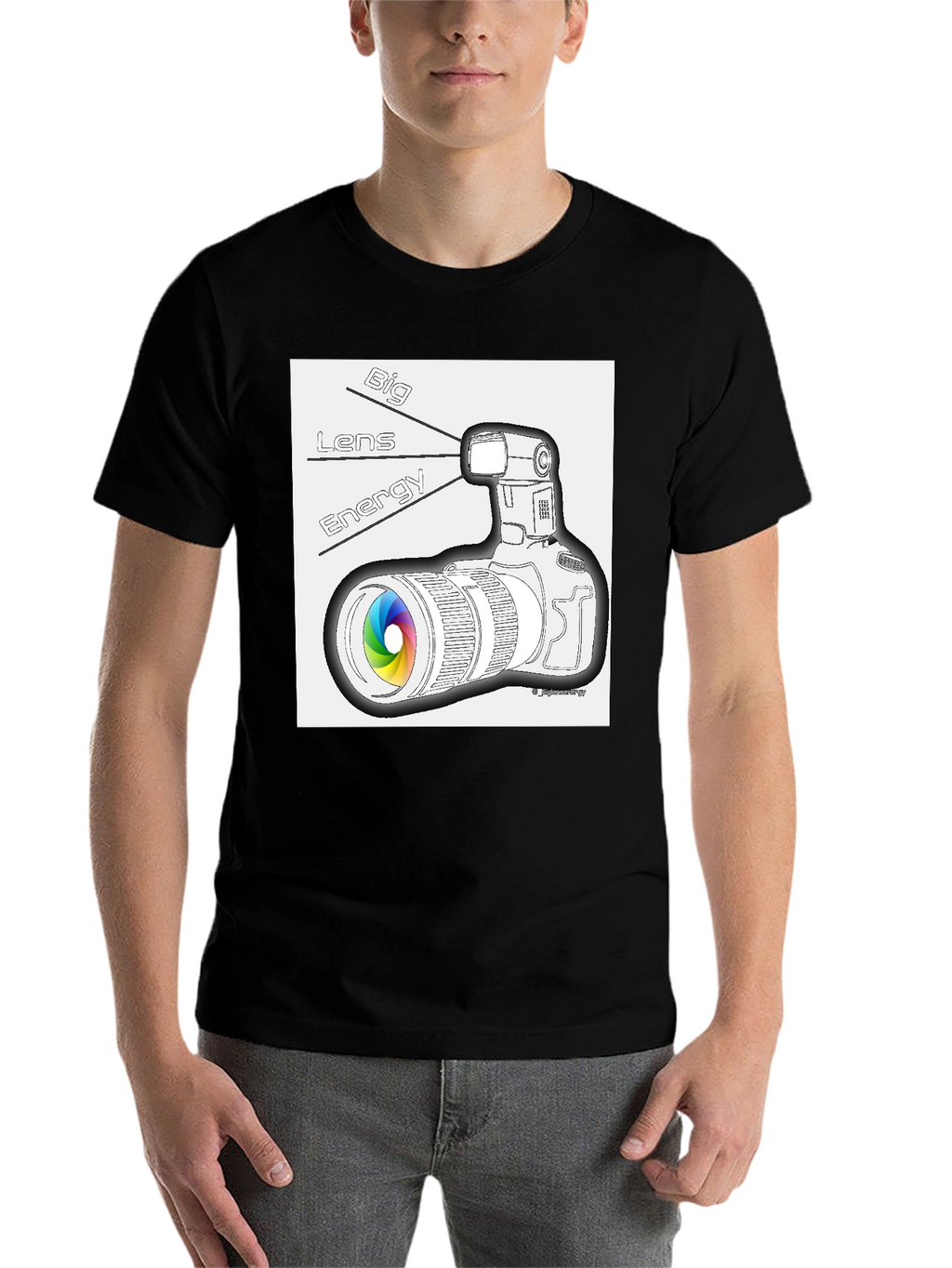 Big Lens Energy Graphic T-Shirt