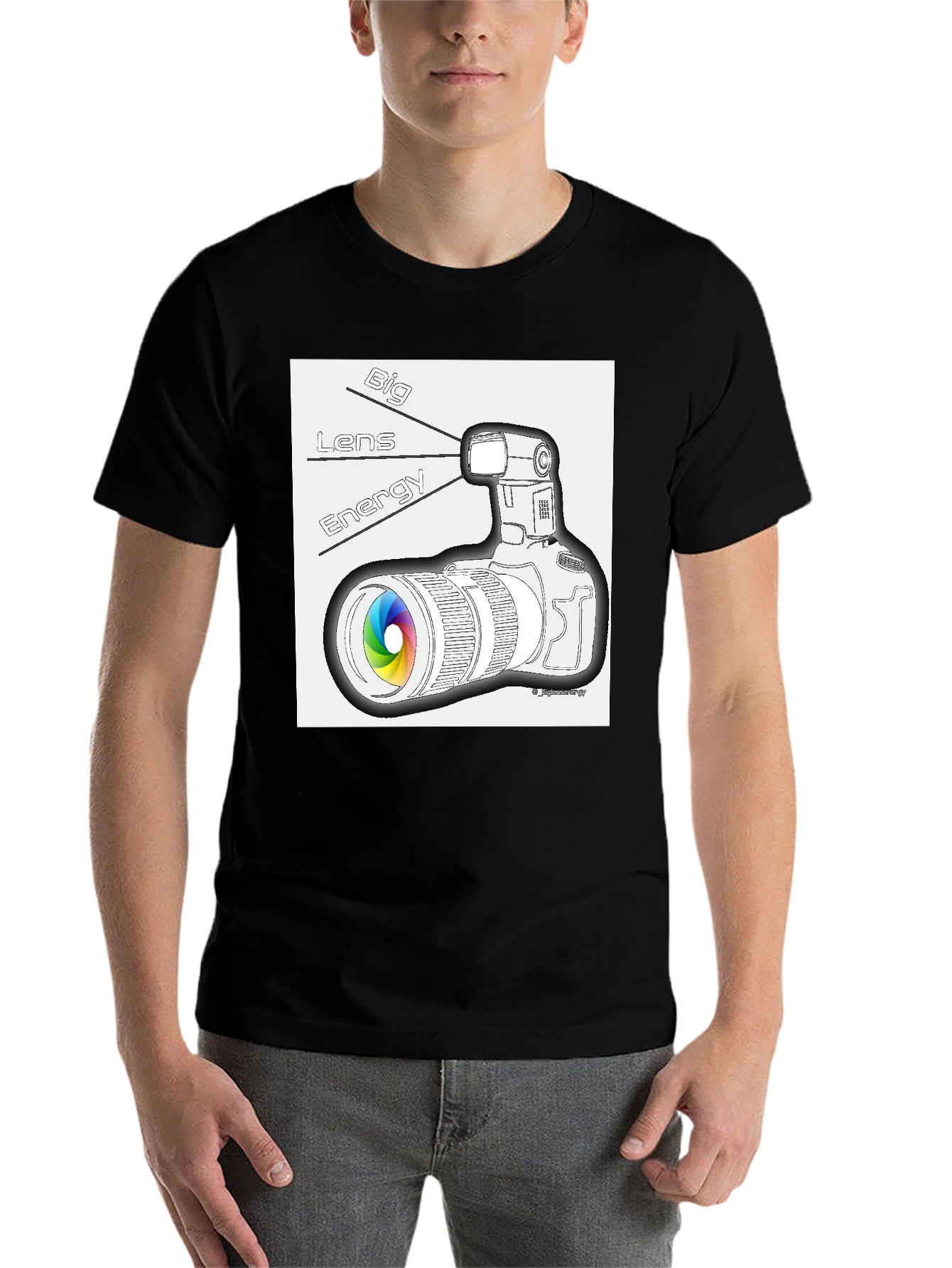 Big Lens Energy Graphic T-Shirt