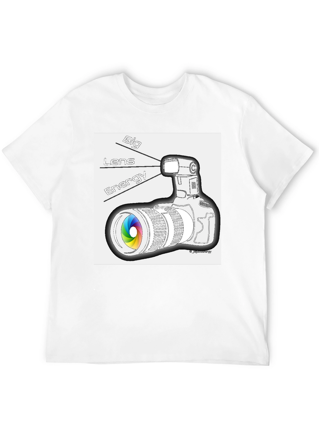 Big Lens Energy Graphic T-Shirt