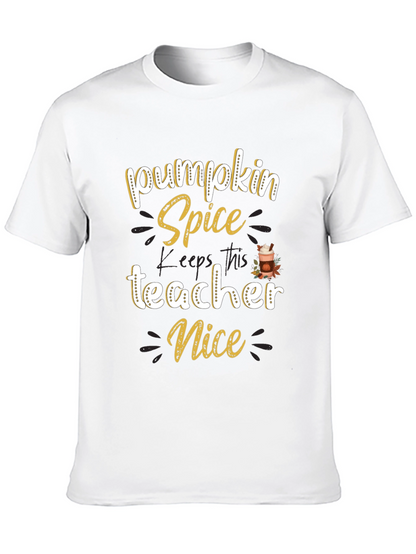 Pumpkin Spice Teacher T-Shirt