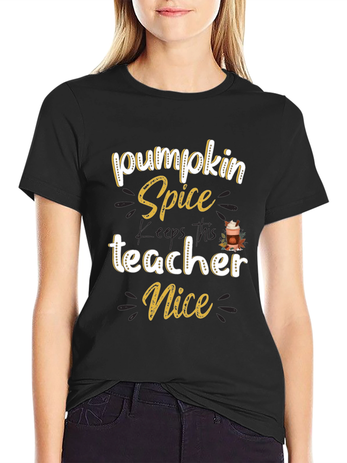 Pumpkin Spice Teacher T-Shirt