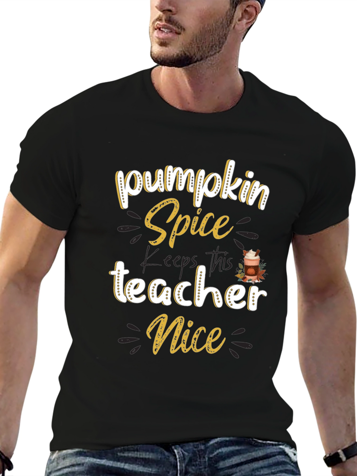 Pumpkin Spice Teacher T-Shirt