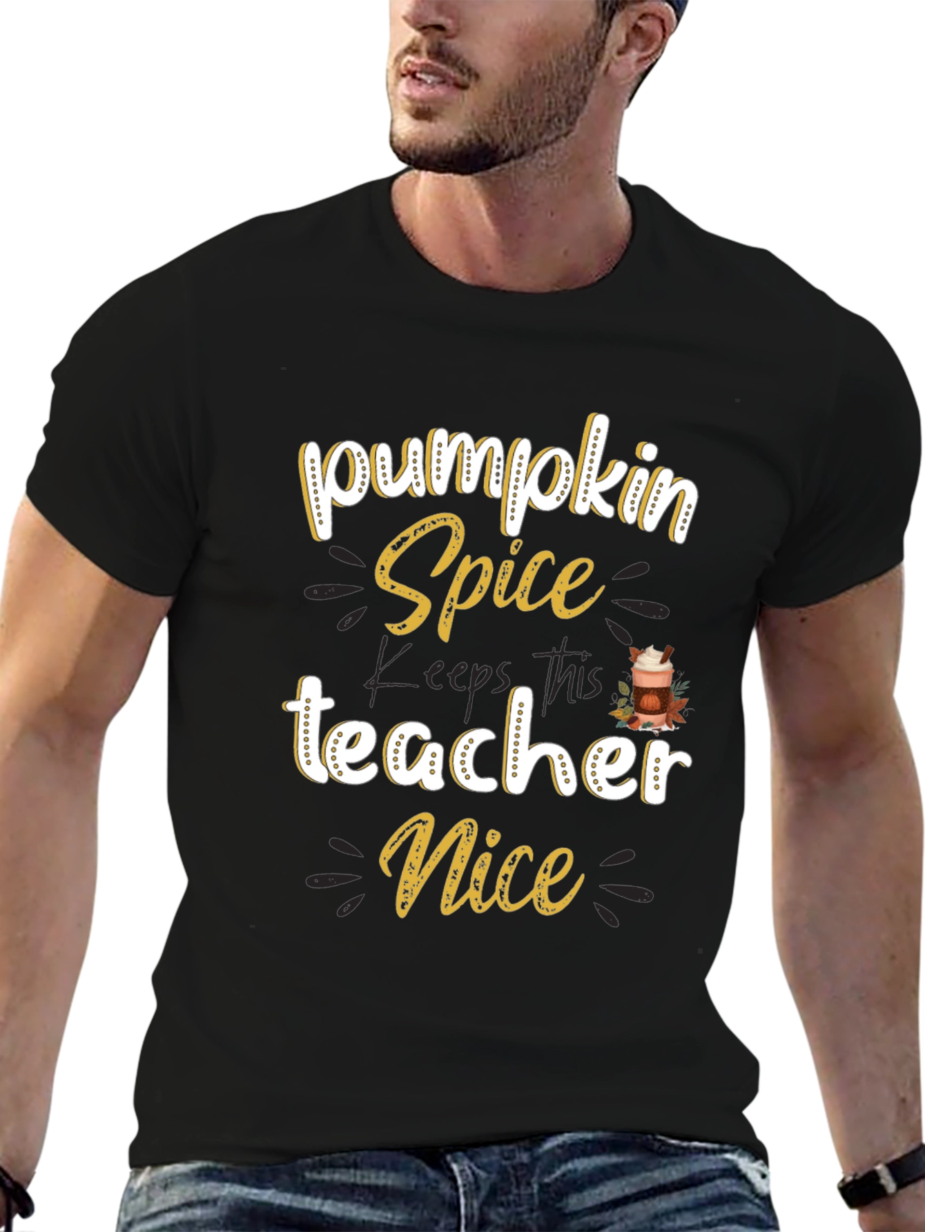 Pumpkin Spice Teacher T-Shirt
