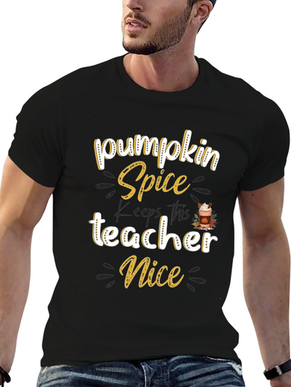 Pumpkin Spice Teacher T-Shirt