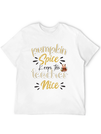 Pumpkin Spice Teacher T-Shirt