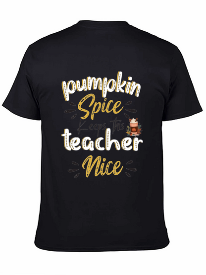Pumpkin Spice Teacher T-Shirt