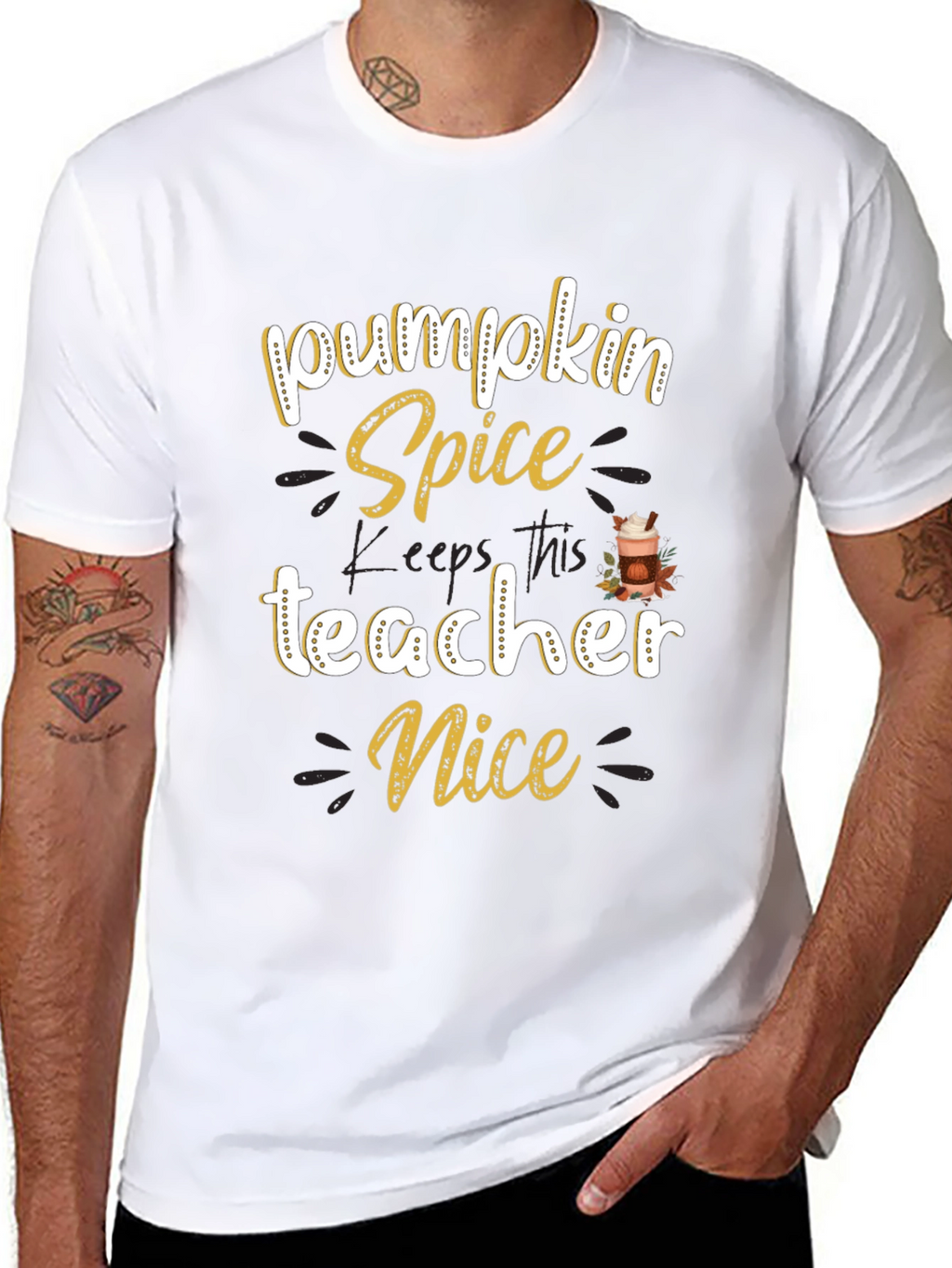 Pumpkin Spice Teacher T-Shirt
