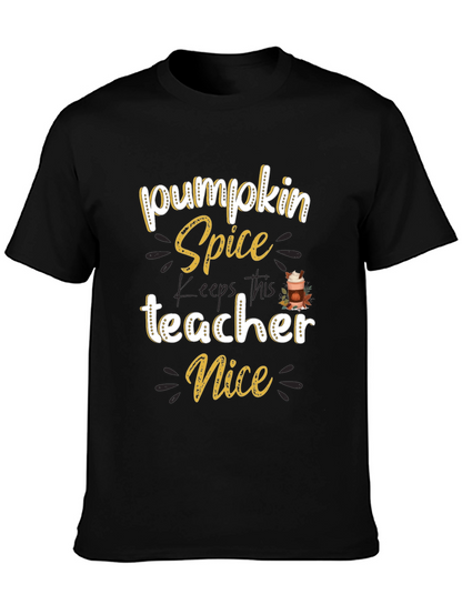 Pumpkin Spice Teacher T-Shirt