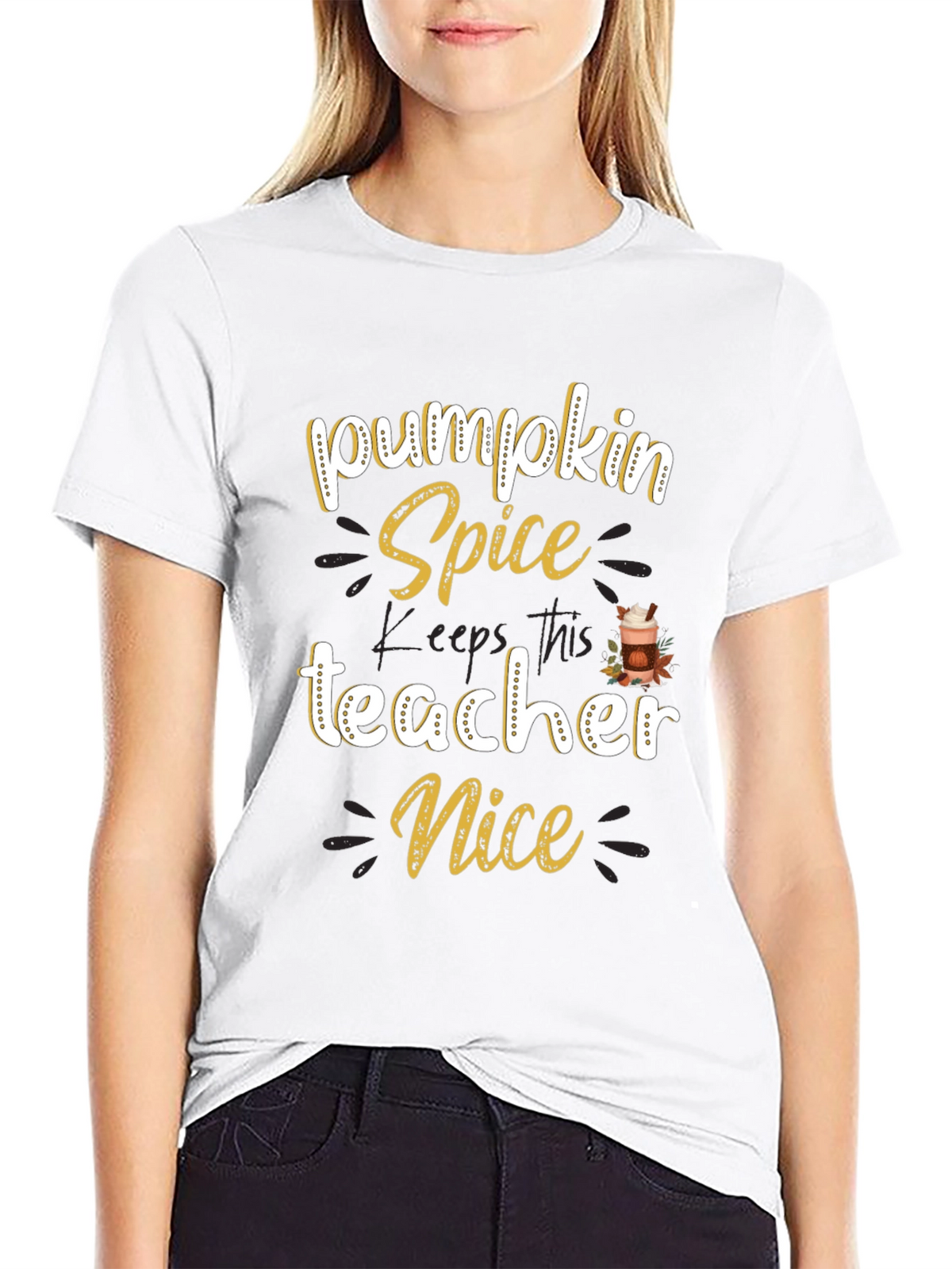 Pumpkin Spice Teacher T-Shirt