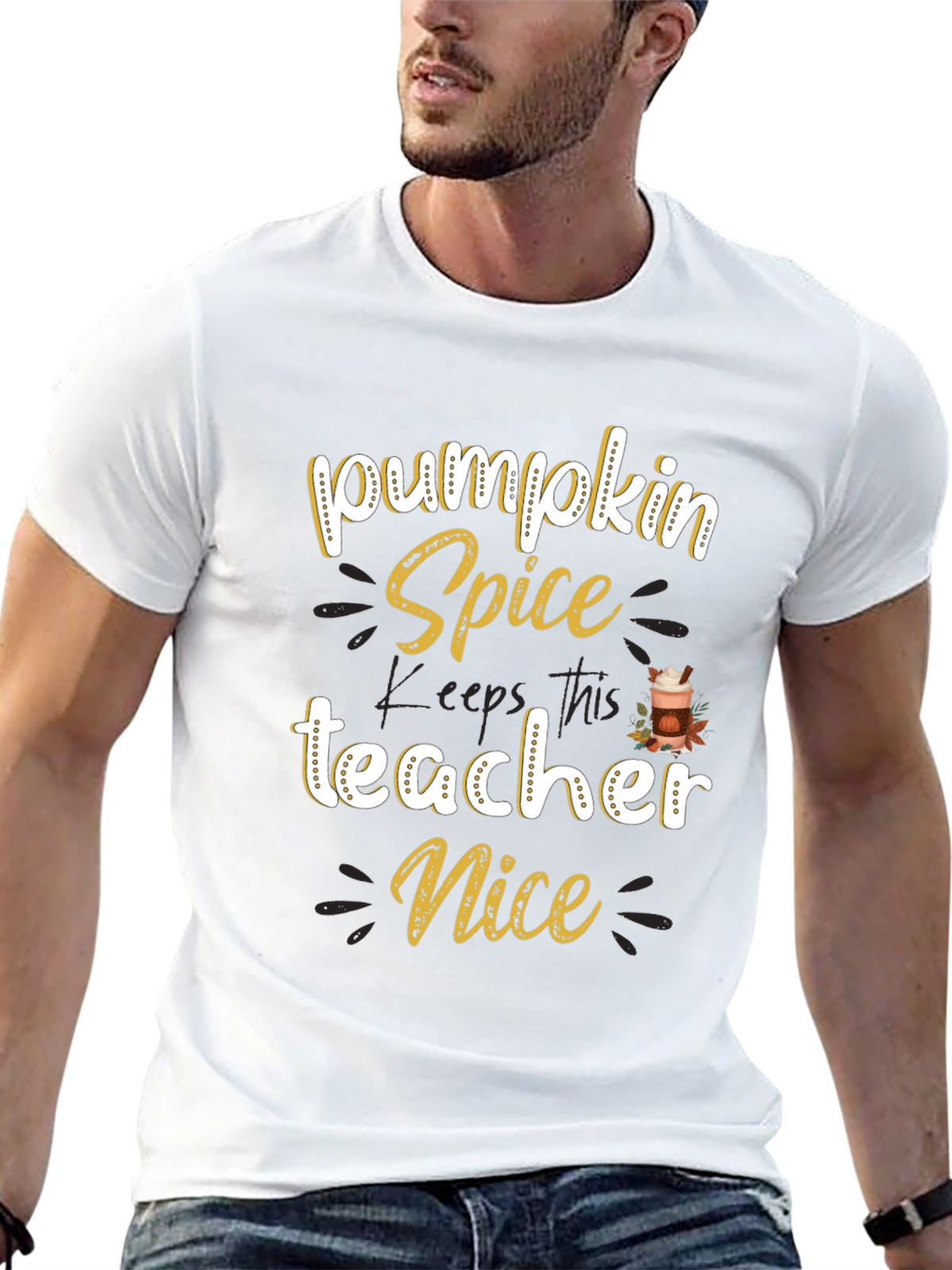 Pumpkin Spice Teacher T-Shirt
