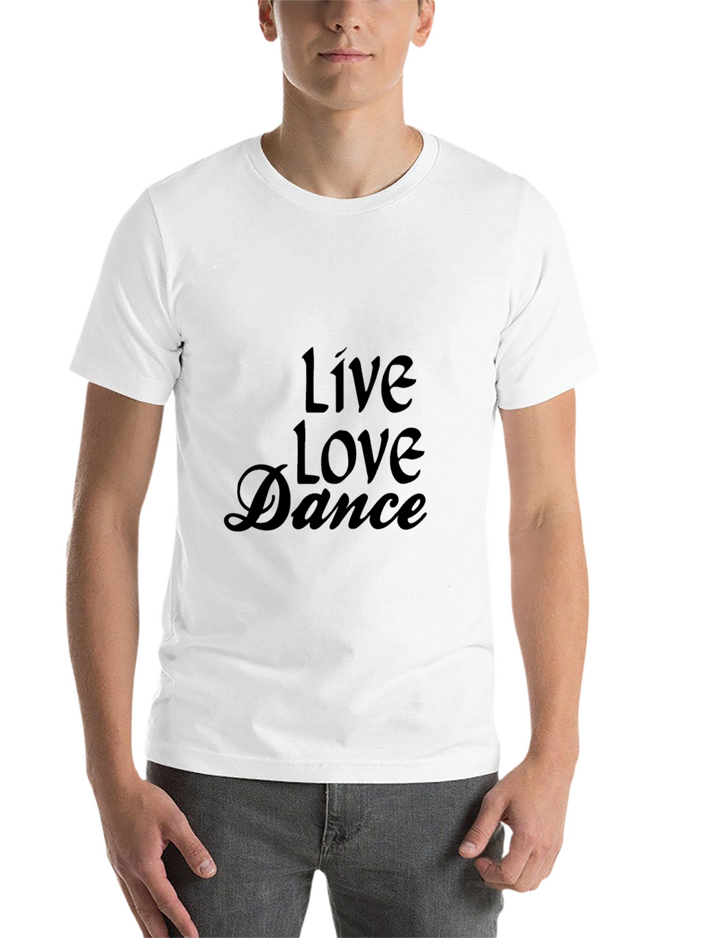Live Love Dance Graphic Tee - Black