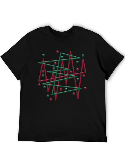 Abstract Christmas Tree Graphic Tee
