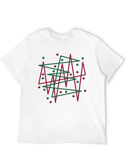 Abstract Christmas Tree Graphic Tee