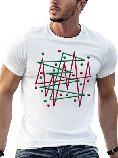 Abstract Christmas Tree Graphic Tee