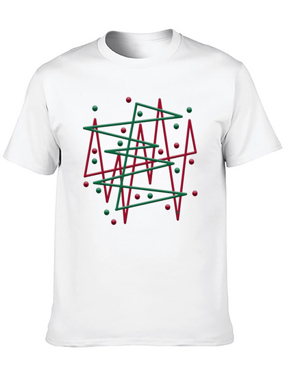 Abstract Christmas Tree Graphic Tee