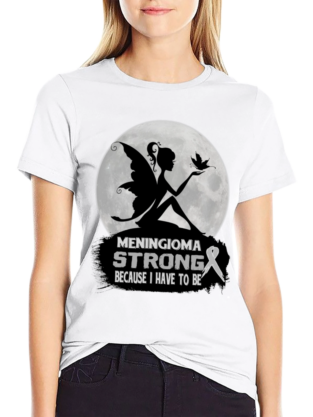 Meningioma Strong T-Shirt - Awareness Support