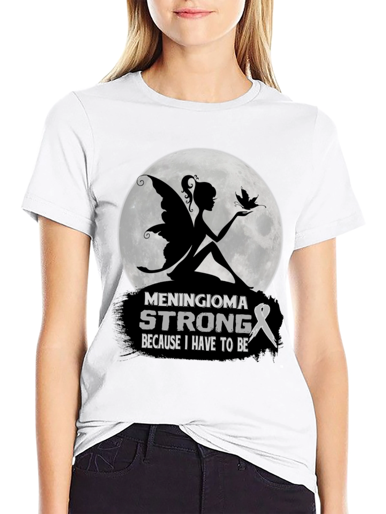 Meningioma Strong T-Shirt - Awareness Support