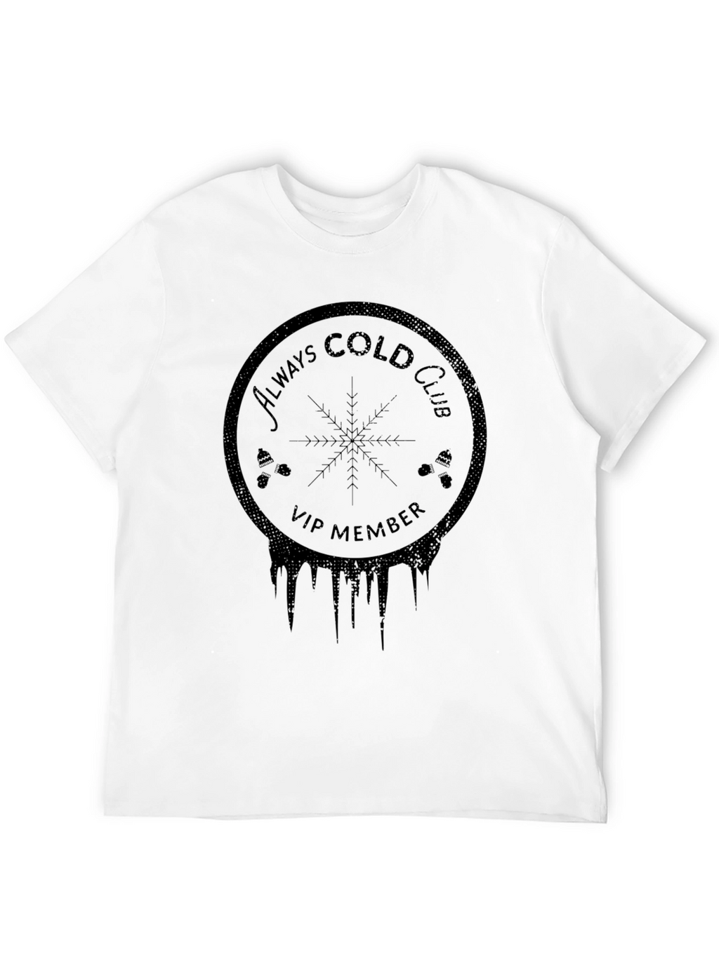 Always Cold Club VIP Black T-Shirt