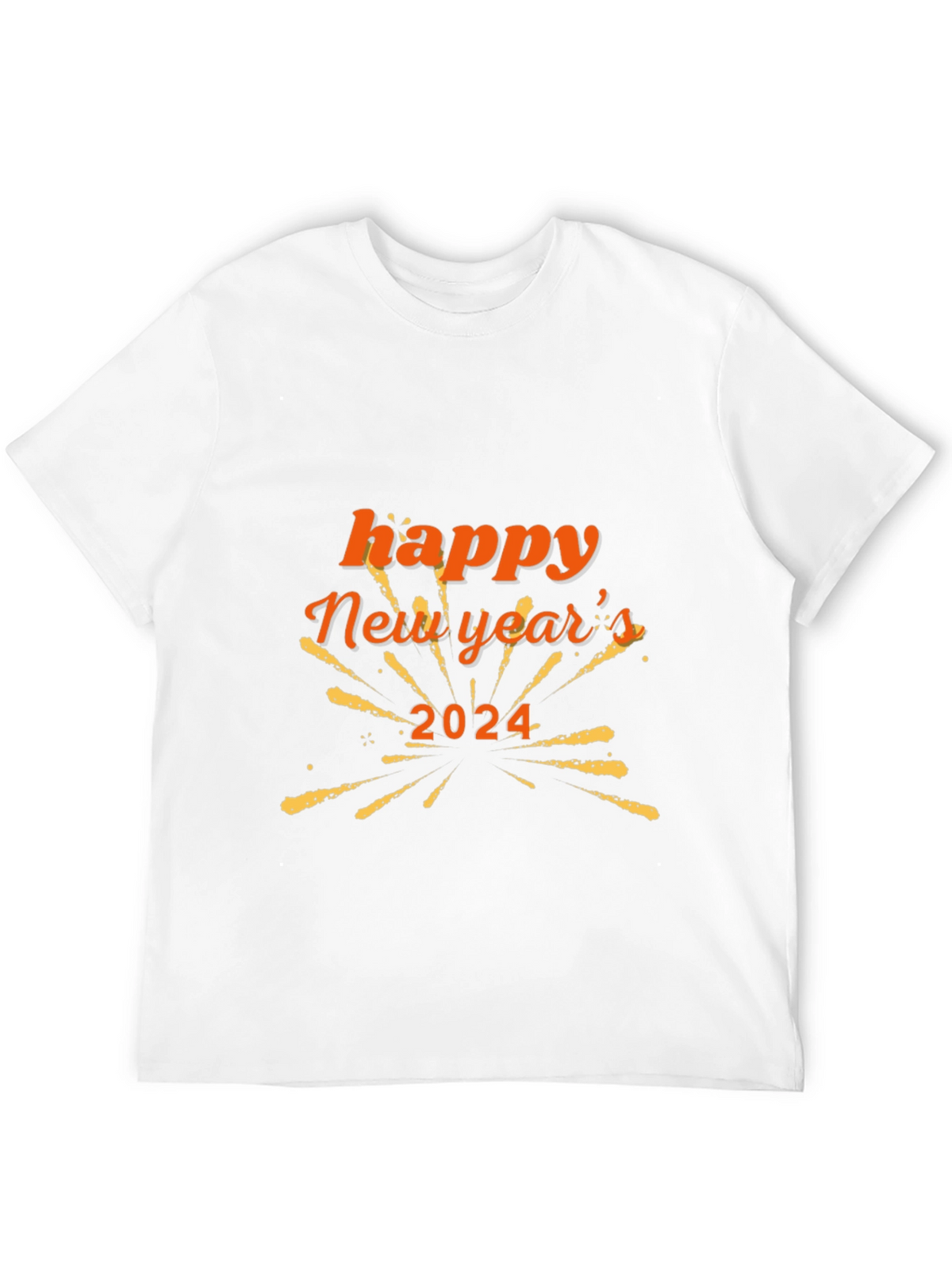 Happy New Year 2024 Black T-Shirt