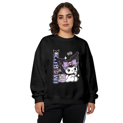 Candy Bear Kuromi Y2K Kawaii Graphic Crewneck Sweatshirt