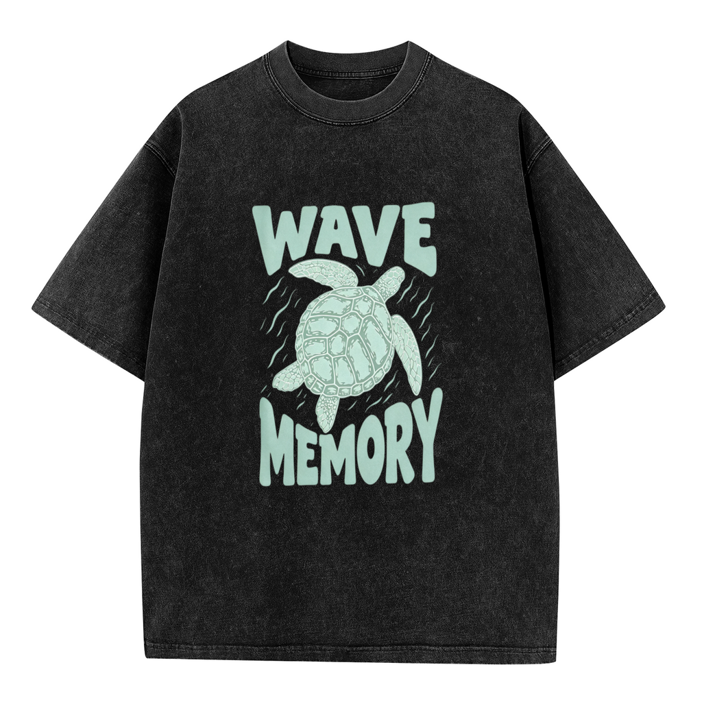 Wave Memory Sea Turtle Graphic