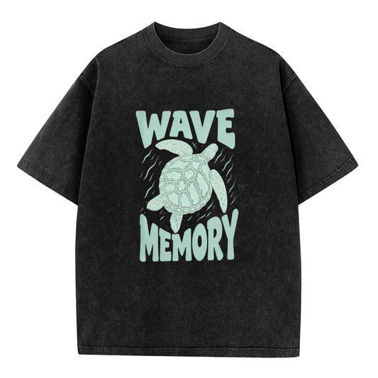 Wave Memory Sea Turtle Graphic
