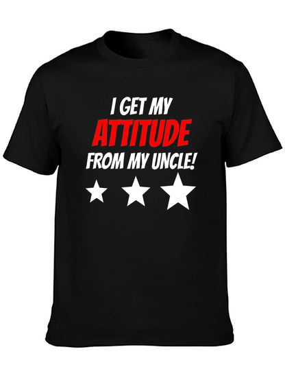 Attitude From Uncle Graphic T-Shirt