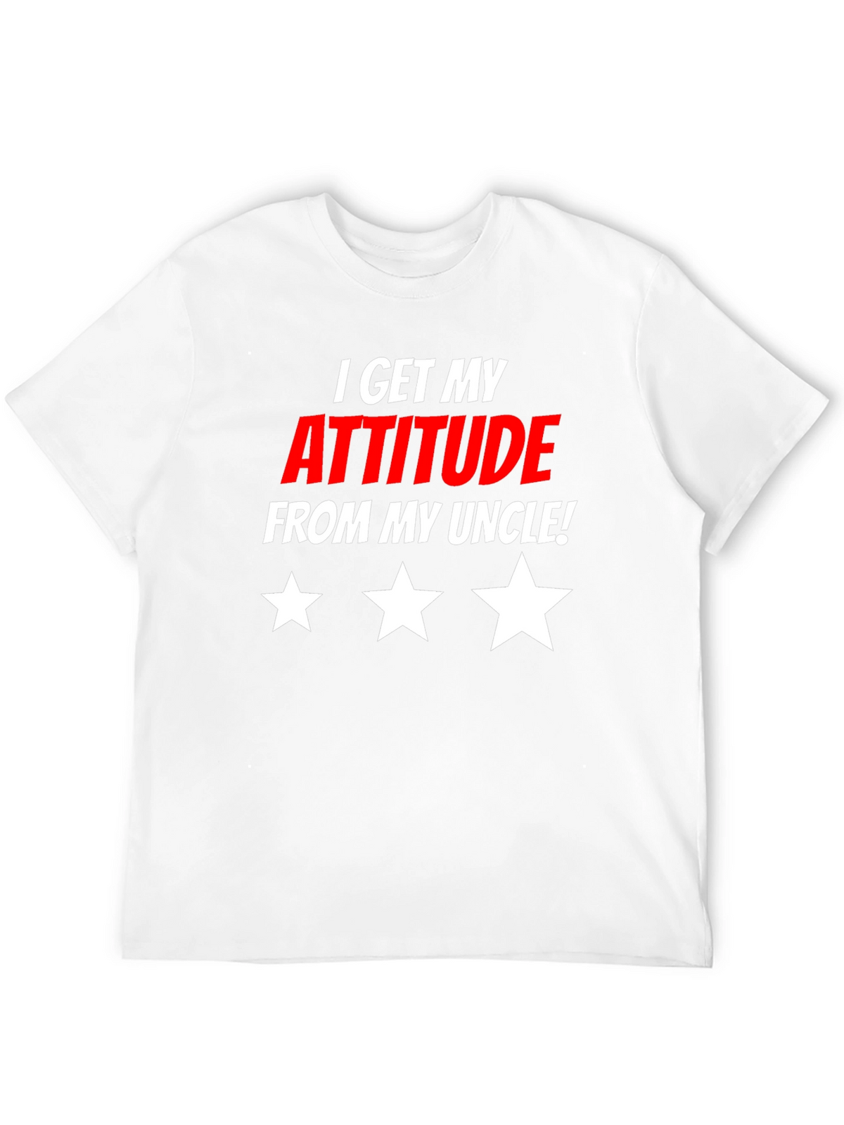 Attitude From Uncle Graphic T-Shirt