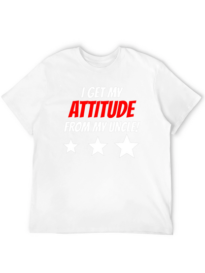 Attitude From Uncle Graphic T-Shirt