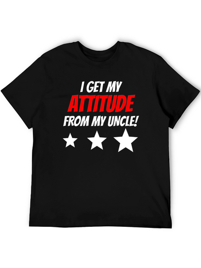 Attitude From Uncle Graphic T-Shirt