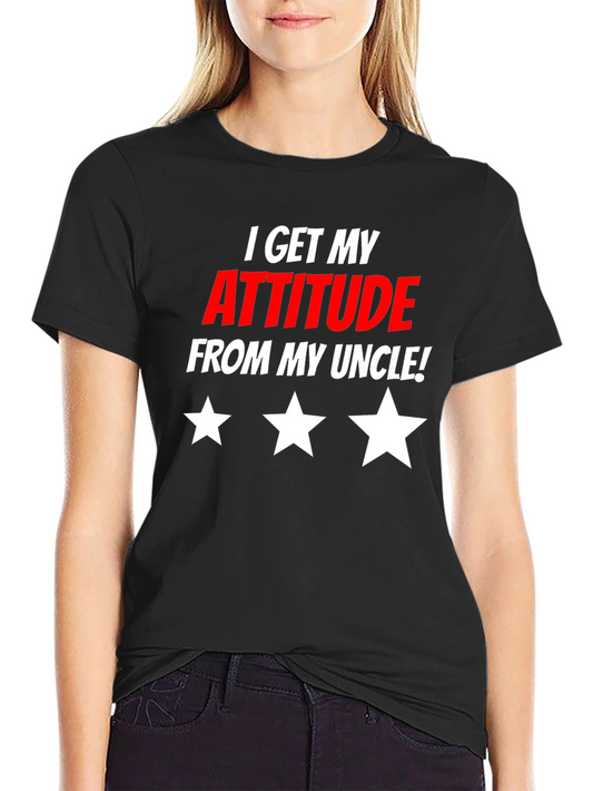 Attitude From Uncle Graphic T-Shirt