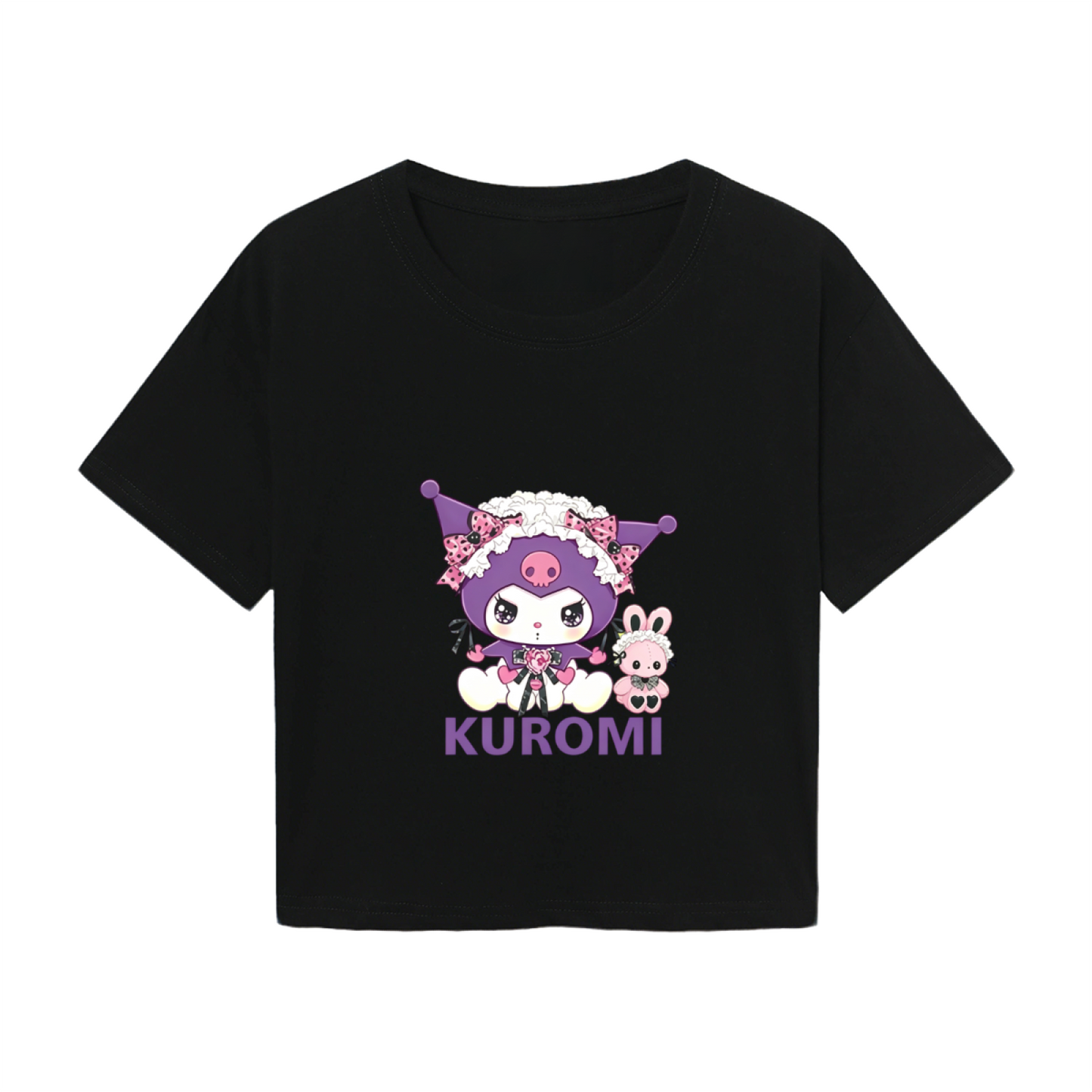 Fun Ramen?Loving Hello Kitty Red Cute Cropped Tee