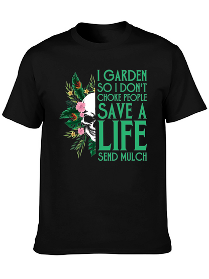Garden Save a Life Skull T-Shirt
