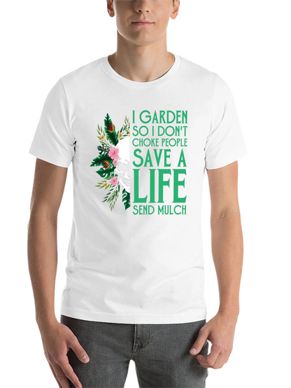Garden Save a Life Skull T-Shirt