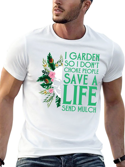 Garden Save a Life Skull T-Shirt
