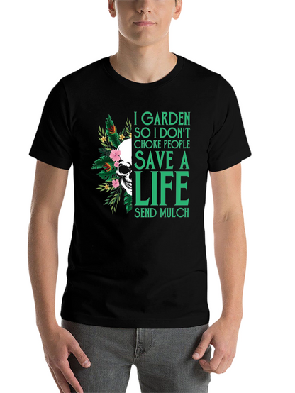 Garden Save a Life Skull T-Shirt