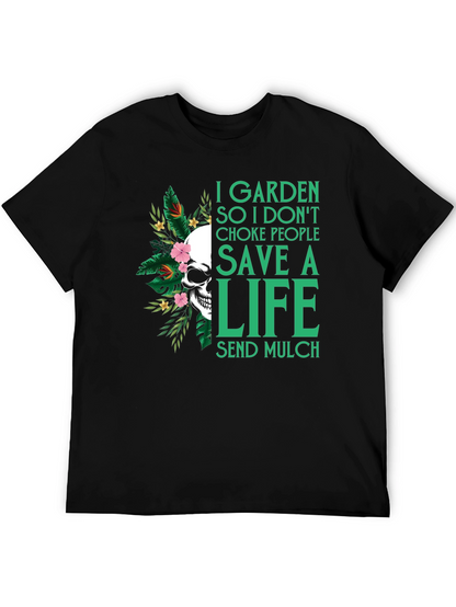 Garden Save a Life Skull T-Shirt