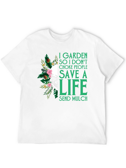 Garden Save a Life Skull T-Shirt