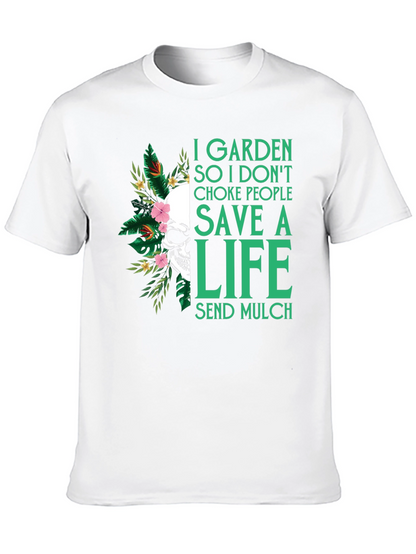 Garden Save a Life Skull T-Shirt