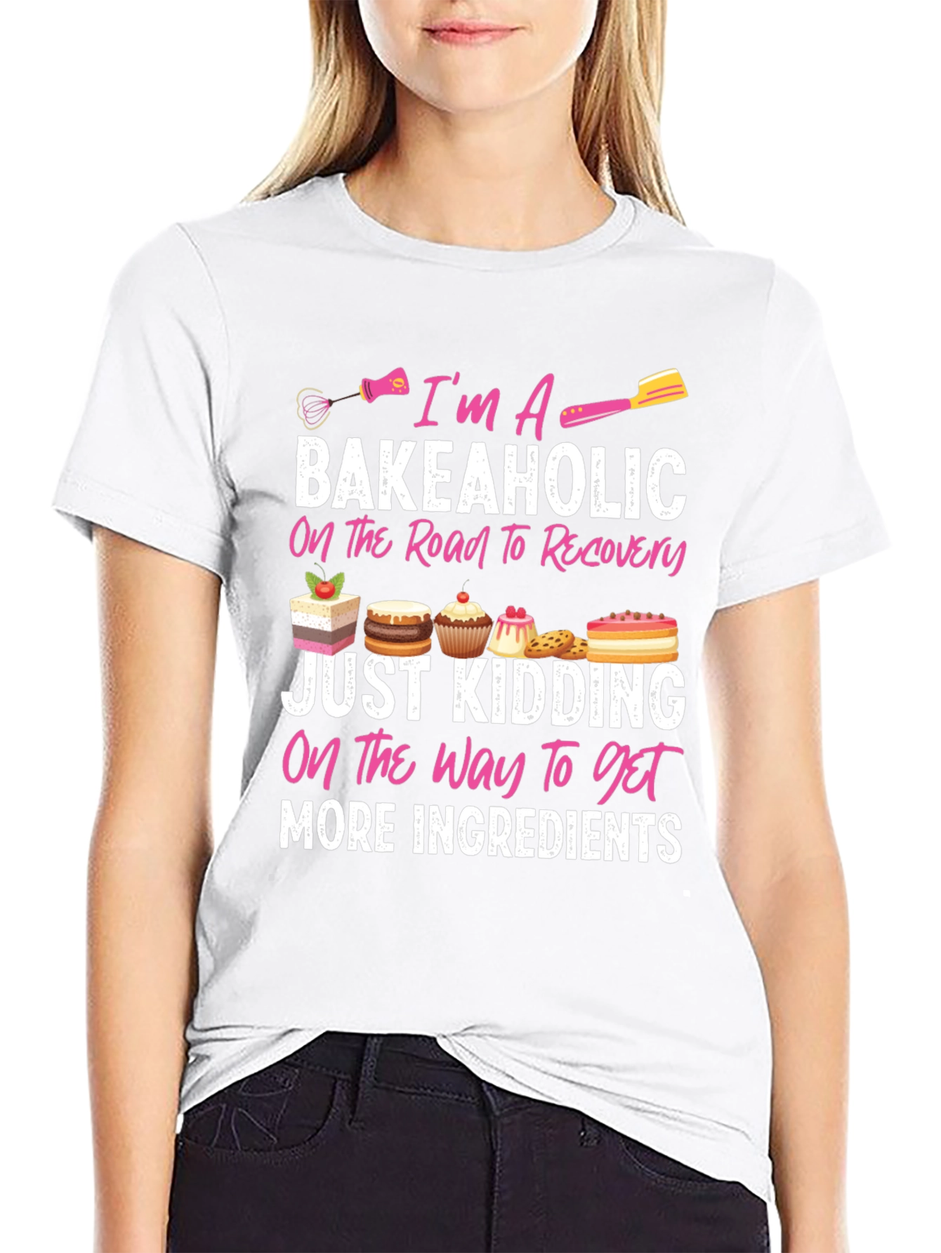 Bakeaholic T-Shirt: Baking Lover Tee