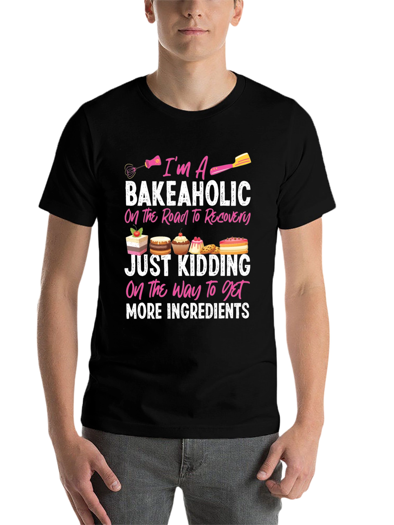 Bakeaholic T-Shirt: Baking Lover Tee