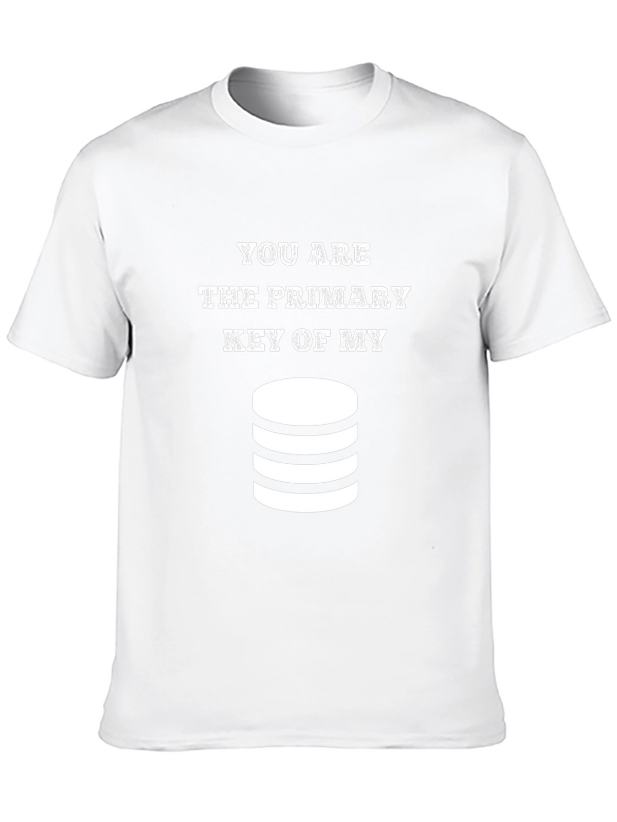 Primary Key T-Shirt - Database Love