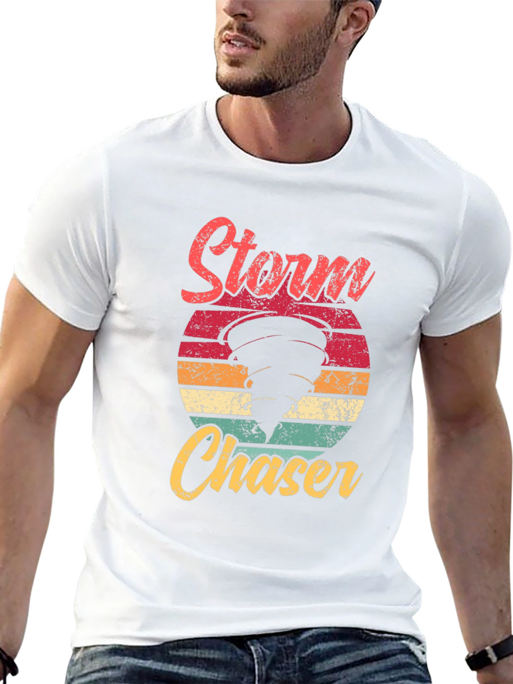 Storm Chaser Graphic Tee - Retro Design