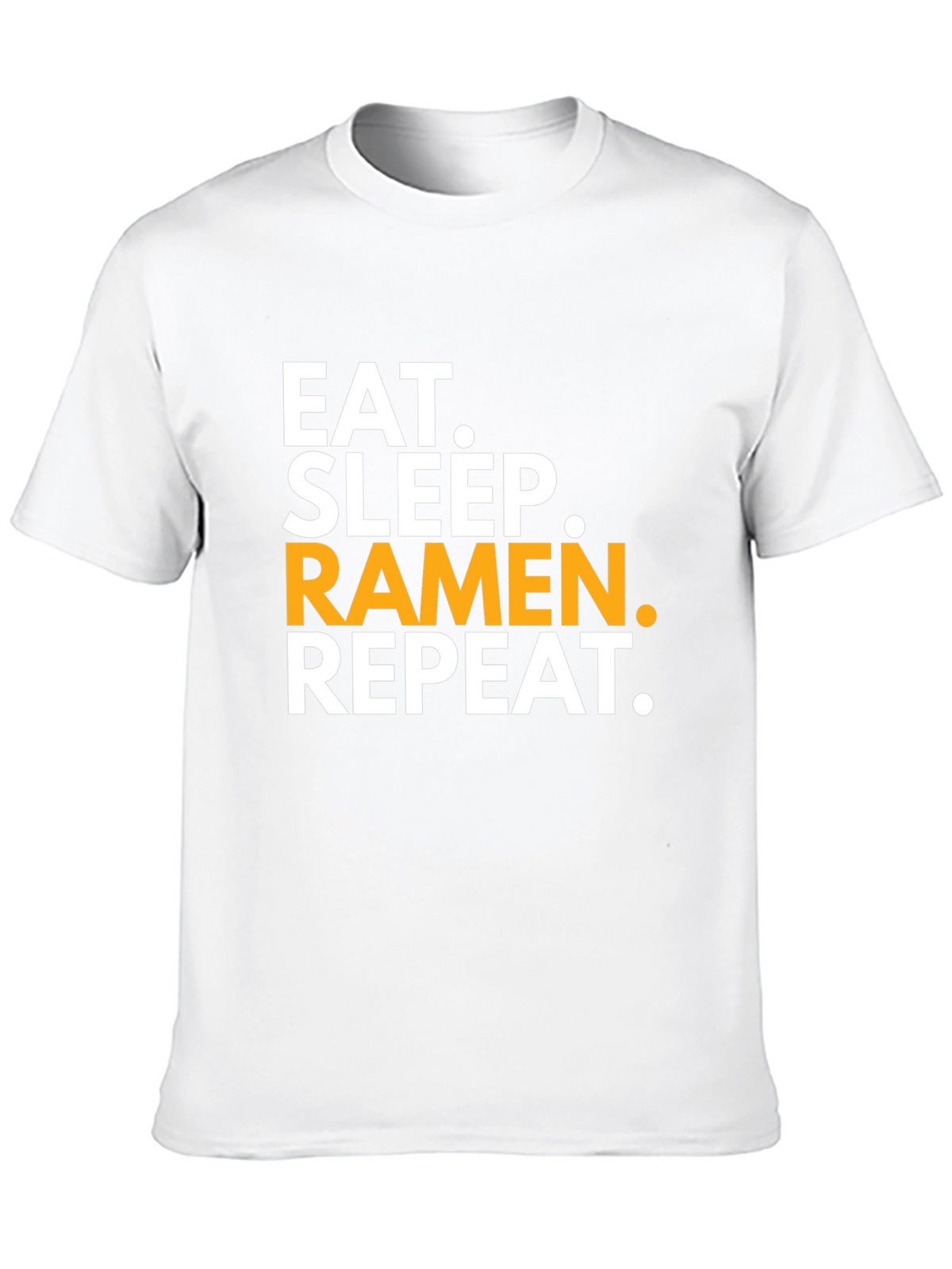 Eat Sleep Ramen Repeat Black T-Shirt
