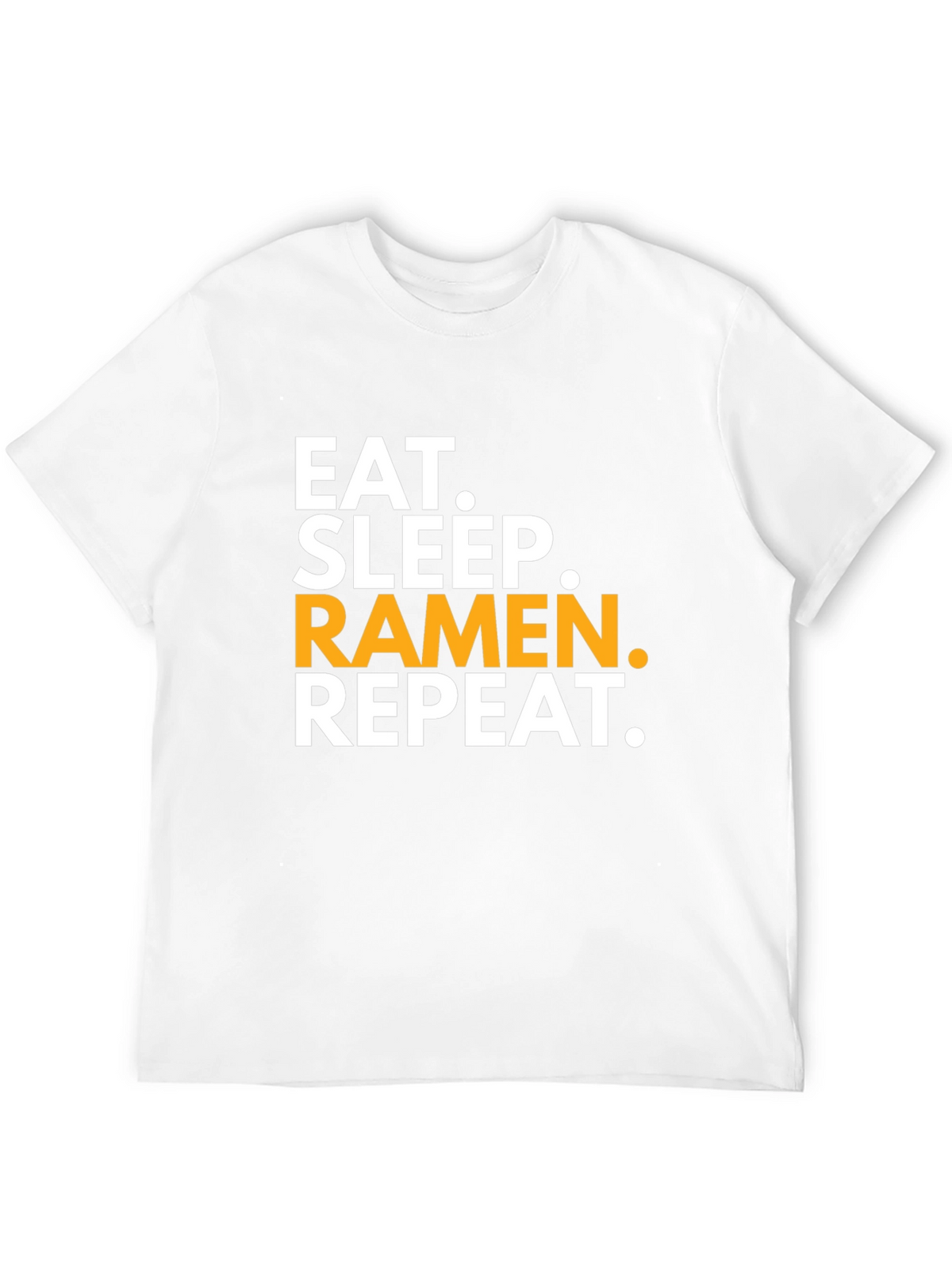 Eat Sleep Ramen Repeat Black T-Shirt